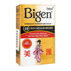 Bigen Permanent Powder Hair Color 56 Rich Medium Brown