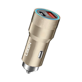 Login L-601 Car Charger | 45W PD Fast Charging | Dual Port | Metal Housing