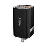 Login L-415 65W GAN Charger | Laptop Support | 2 PD & 1 USB