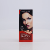 Samsol Hair Colour 18 Natural Black Non Metallic Dye
