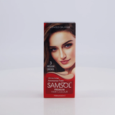 Samsol Hair Colour 3 Medium Brown Non Metallic Dye