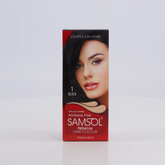 Samsol Hair Colour 1 Black Non Metallic Dye