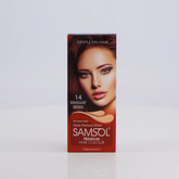 Samsol Hair Colour 14 Mahogany Brown Non Metallic Dye