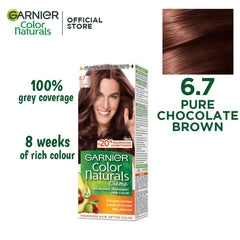 Garnier Color Naturals Crème Hair Color 6.7 Pure Chocolate Brown