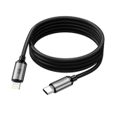 Login L-905 Data Cable – 100% Copper 4 Cores, Usb To Type C & Type C to Type C & Lightning, Metal Head