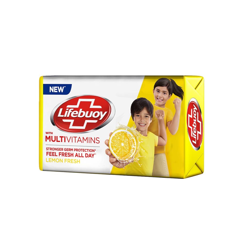 Lifebuoy Lemon Fresh Soap | Germ Protection & 12hr Freshness