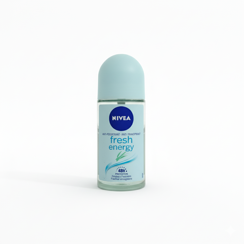 Nivea Fresh Energy Roll On 48h Protection Deodorant 50ml | Long-Lasting Freshness