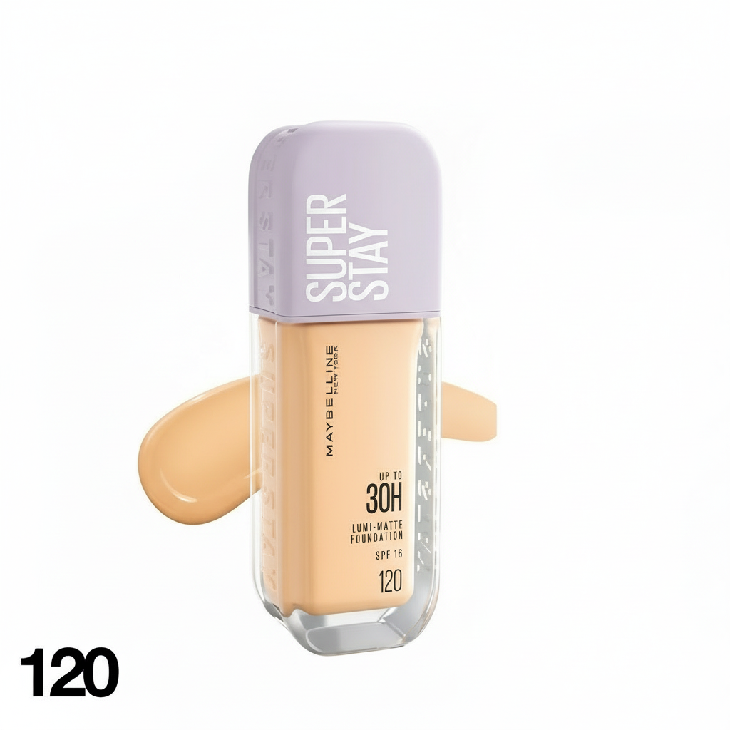 Maybelline Super Stay 30hr Lumi Matte Foundation | Shade 120