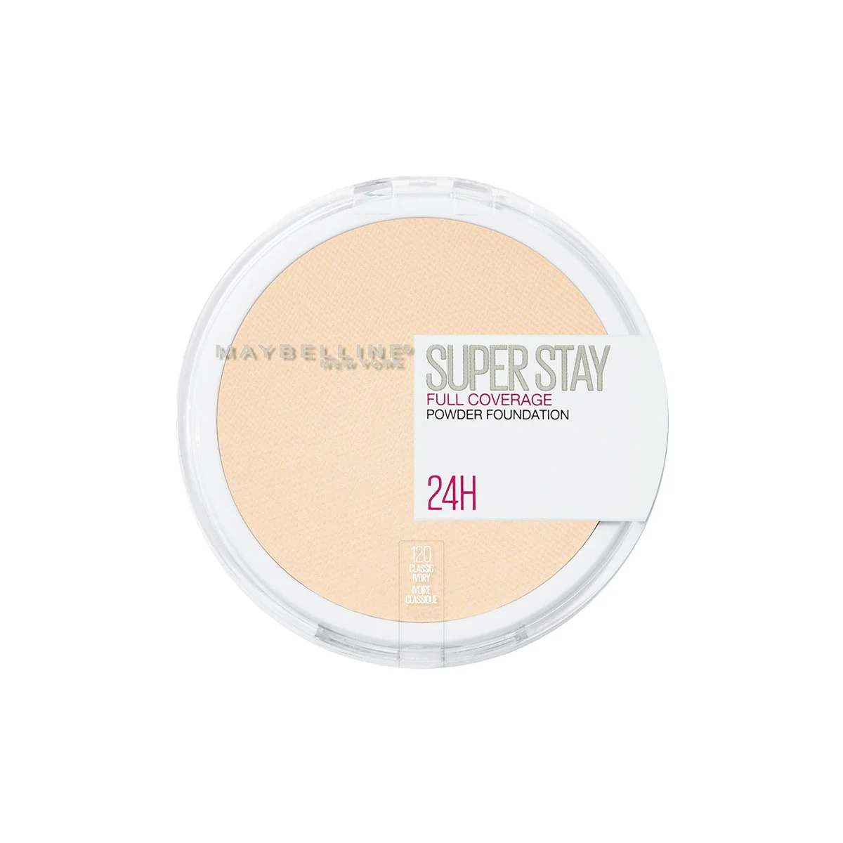 Maybelline SuperStay Powder Foundation 120 Classic Ivory | Full Coverage