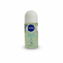 Nivea Fresh Natural Roll On 48h Protection Deodorant 50ml | Long-Lasting Freshness