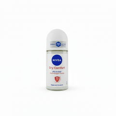 Nivea Dry Comfort 0% Alcohol Roll On 72h Deodorant 50ml | Gentle Long-Lasting Protection