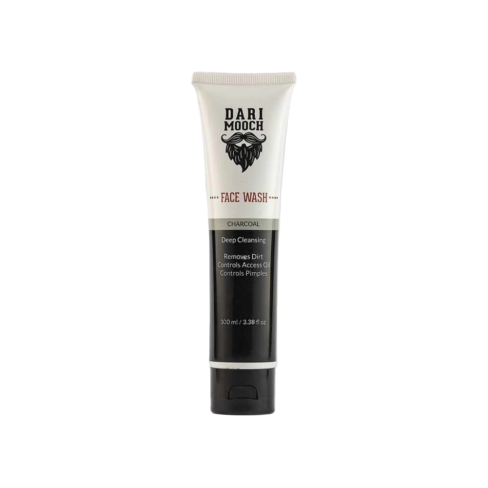 Dari Mooch Charcoal Face Wash | Oil Control, Detox & Clear Skin – 100ml