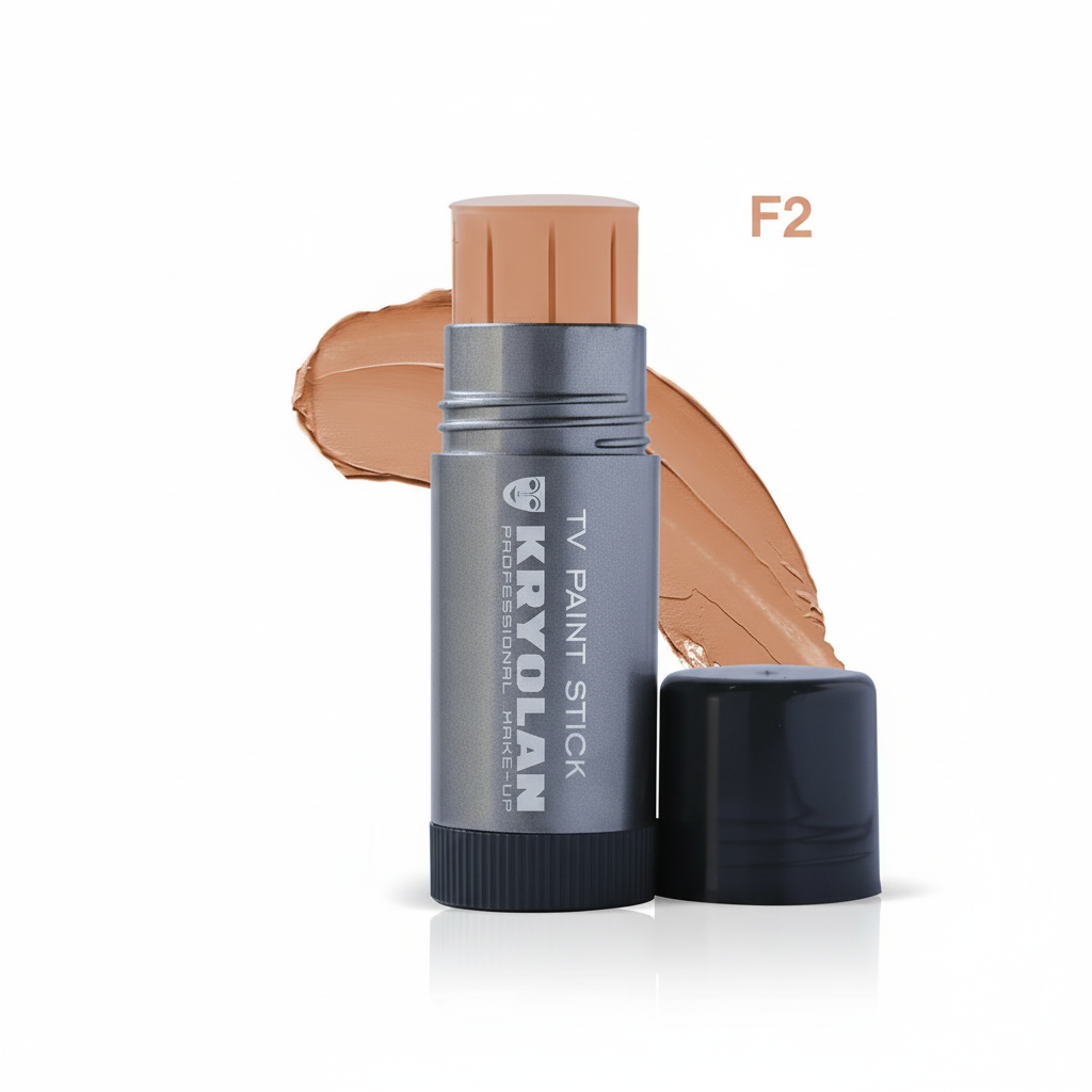 Kryolan TV Paint Stick F2 – Full Coverage Neutral/Warm Foundation | Pro Makeup