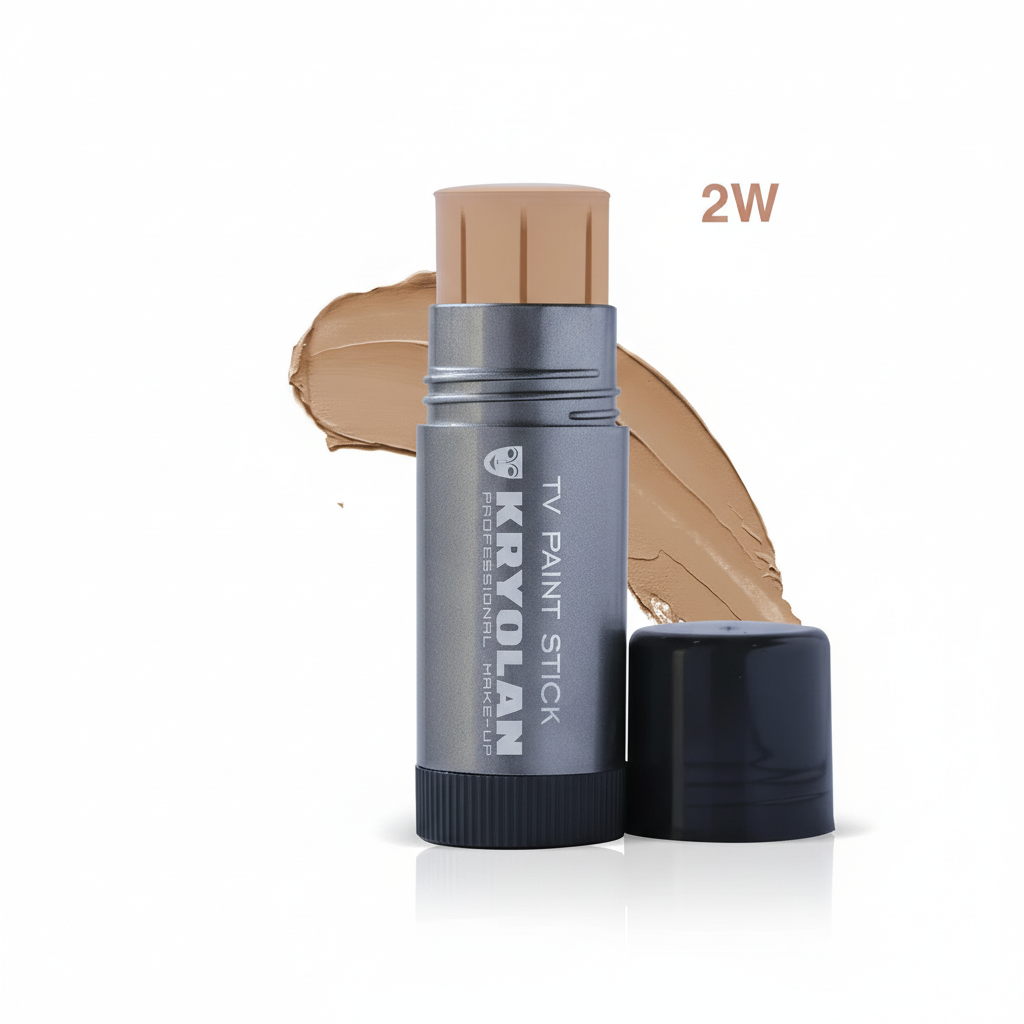 Kryolan TV Paint Stick 2W | Professional Full-Coverage HD Foundation