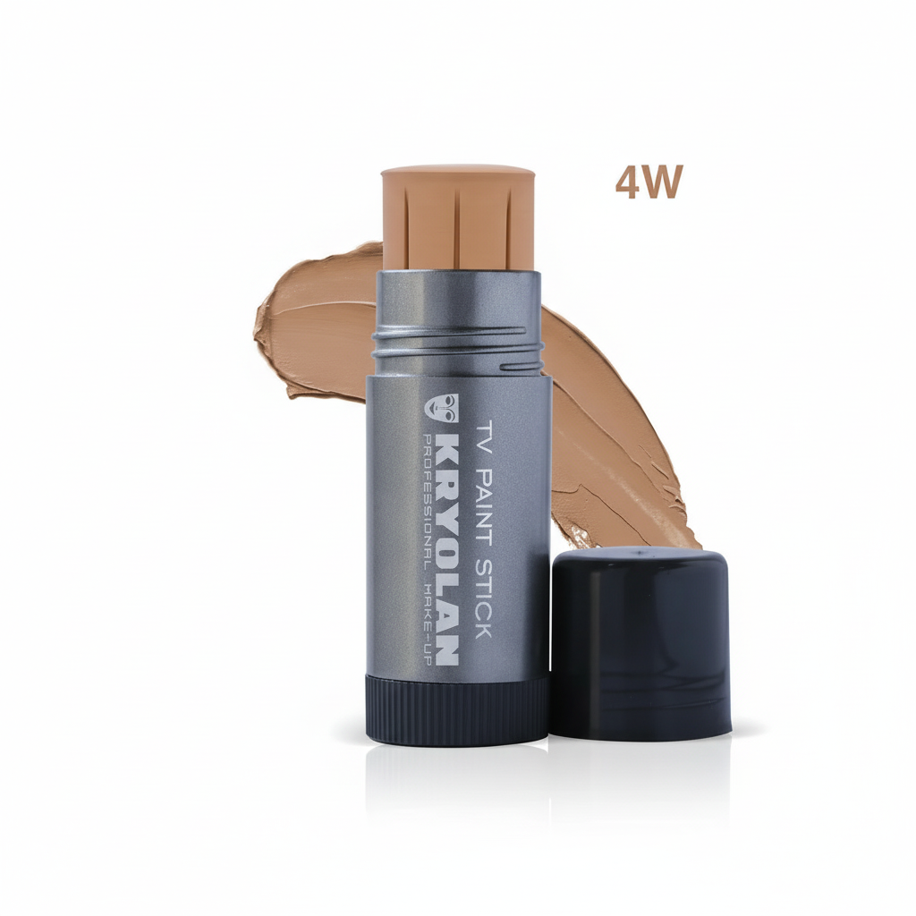 Kryolan TV Paint Stick 4W – Full Coverage Warm Foundation | Pro Makeup