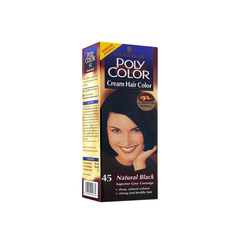 Poly Hair Color 45 Natural Black