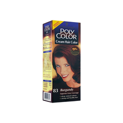Poly Hair Color Burgundy 83