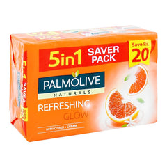 Palmolive Refreshing Glow Soap 5in1 – Citrus + Cream for Fresh, Radiant Skin