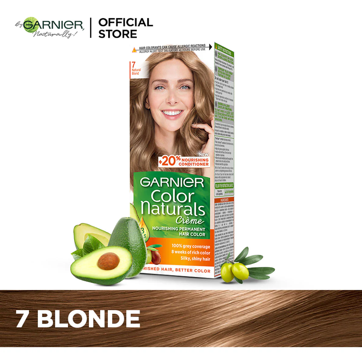 Garnier Color Naturals Crème Hair Color 7 Blonde