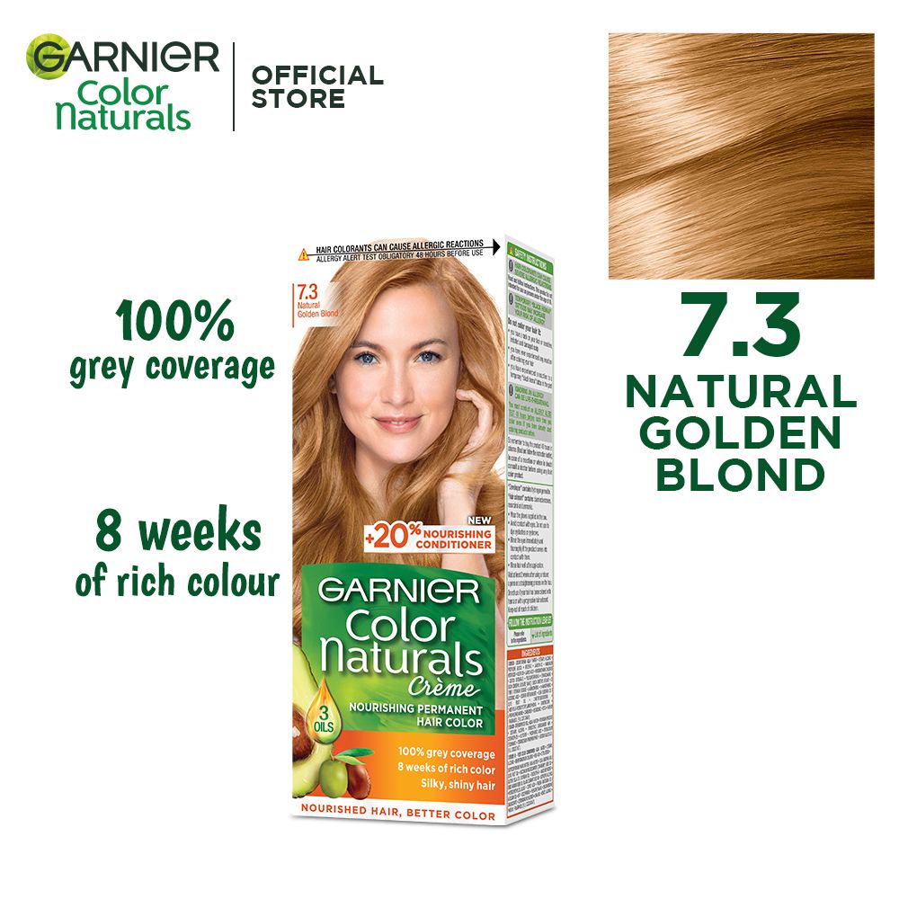 Garnier Color Naturals Crème Hair Color 7.3 Natural Golden Blonde