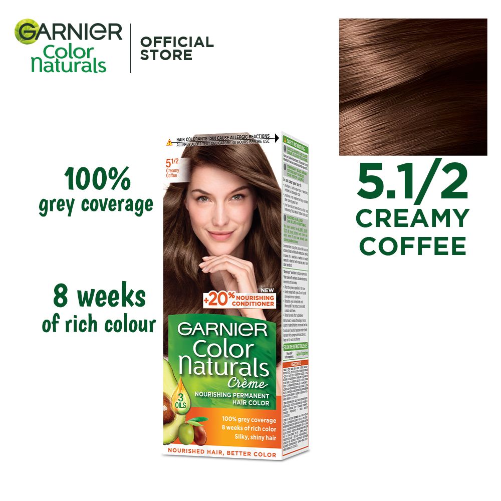 Garnier Color Naturals Crème Hair Color 5.1/2 Creamy Coffee
