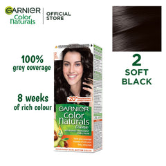 Garnier Color Naturals Crème Hair Color 2.0 Soft Black