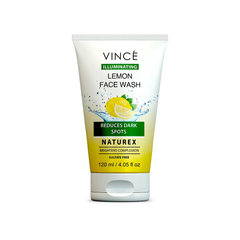 VINCE Lemon Face Wash 120ml – Refreshing & Brightening Daily Cleanser