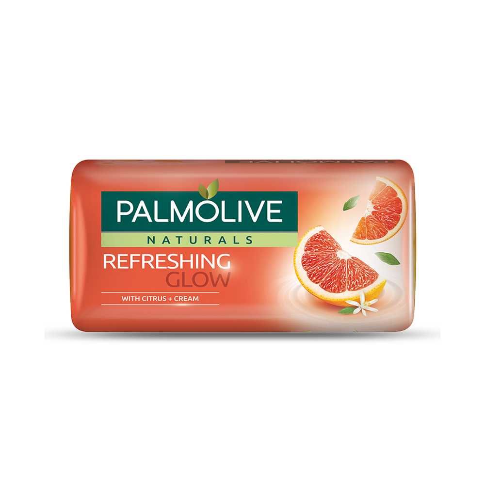 Palmolive Refreshing Glow Soap – Citrus + Cream for Fresh, Radiant Skin 130G