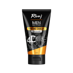 Rivaj Men Active Purifying Charcoal Face Wash 100ml